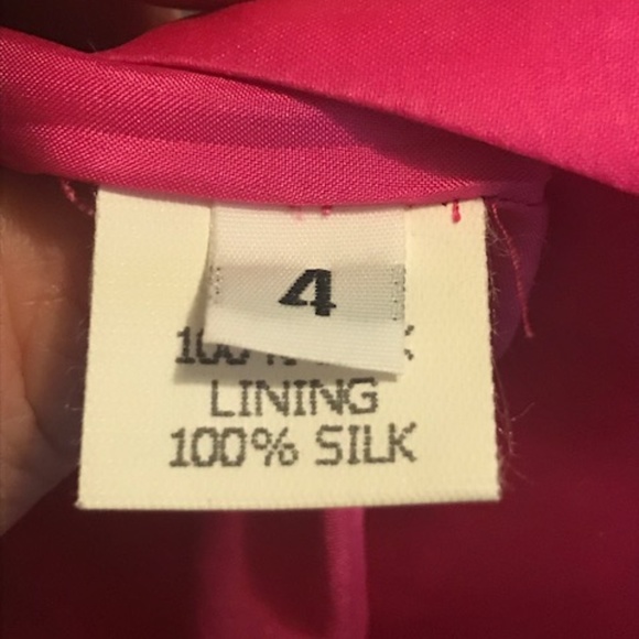 Jenni Kayne Pink Silk Skirt - Like New! - Picture 4 of 5